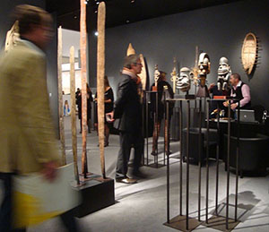 The stand of Paris-based Galerie Meyer at the recent London Frieze Masters fair. The event